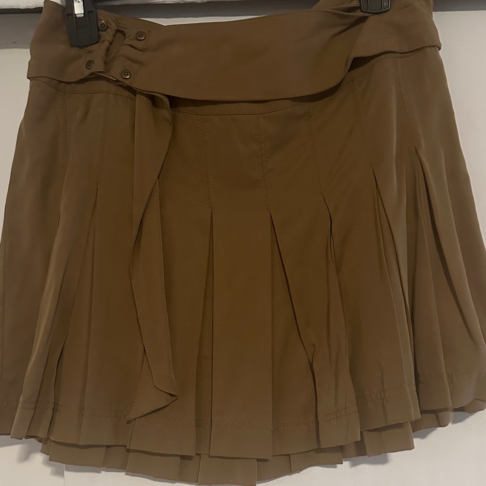 Free People Brown Mini Skirt
